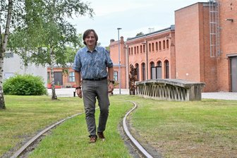 Industriemuseum Chemnitz erweitert seinen Aktionsradius - Museumsleiter Jürgen Kabus ist auf dem Weg zur weiteren Entwicklung des Museums.