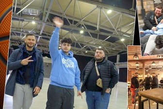 Influencer gegen Niners: Diese Stars kommen zum Creator-Allstars-Turnier nach Chemnitz - Die Influencer Breitenberg, Rohat und Abugoku (von links) während ihres Videodrehs in Chemnitz.