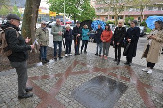 Innehalten am Zwickauer Davidstern - 