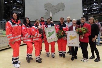 Integrationspreis für gelungene Projektarbeit in Crimmitschau und Werdau - Die DRK-Wasserwacht heimste ein Preisgeld von 3000 Euro ein, die Sprachinitiative erhielt 2000 Euro.