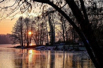 Interessenverband lädt zum ersten Koberstammtisch ein - Die Koberbachtalsperre ist auch in den Morgenstunden ein idyllisches und ruhiges Fleckchen.