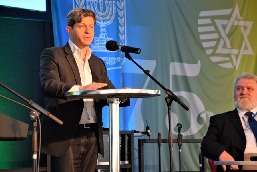 Israels Gesandter spricht bei Konferenz in Reichenbach - Aaron Sagui - Gesandter der Israelischen Botschaft Berlin