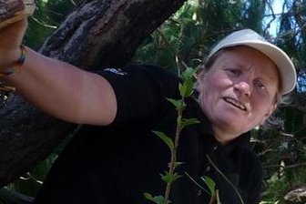Jahnsdorferin an Entdeckung beteiligt - Silke Möckel an der Grabungsstätte.