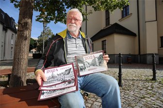 Jeden Monat eine neue historische Stadtansicht - Ulrich Puchelt hat für die Kalender von 2024 wieder sein umfangreiches Archiv durchforstet.