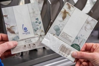 Jetzt kommen Wattestäbchen in die Tüte - Nach Firmenangaben ist dies eine Weltneuheit: Die Wattestäbchen von Lemoine werden in einfachen Papiertüten verpackt.