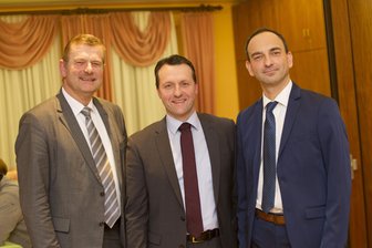 Jörg Schmidt führt jetzt den CDU-Ortsverband Plauen - Frank Heidan, Jörg Schmidt und Lennart Schorch. (von links)