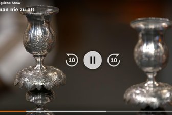 Jüdische Kerzenleuchter bei „Bares für Rares“: So prüfte das ZDF, ob sie von Nazis geraubt wurden - Um diese beiden Sabbat-Kerzenständer aus 750er Silber ging es kürzlich bei „Bares für Rares“.