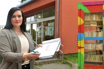 Jugend Komet Tour startet in Freiberg - Sophie Helbig leitet das Bunte Haus in Freiberg. Hier findet die Abschlussveranstaltung der Tour statt.