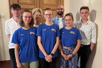Jugendbeirat in Reichenbach: Wahltermin noch in diesem Jahr - Jugendliche vom Projekt „Jugend macht Stadt“ mit Begleiterin Claudia Schlenther (3. v. l).
