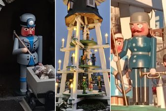 Jugendliche klauen Figuren von Pyramide am Rabenstein Center – und fliehen mit dem Linienbus - Zwei Figuren wurden von der Pyramide am Rabenstein Center gestohlen.