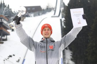 Jugendliche nur im Kurzeinsatz - Eric Hoyer von der SG Nickelhütte Aue hat die Kristallkugel im Feld der Herren/Junioren gewonnen.