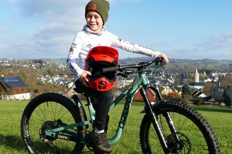 Junger Mountainbiker aus Zschopau will ganz vorn angreifen - Rund um seine Heimatstadt Zschopau ist Pepe Keil gern mit seinem Mountainbike unterwegs.
