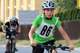 Junior hat die Reifen ganz vorn - Emil Morgenstern radelte bei den Kreis-Jugendspielen mit. 