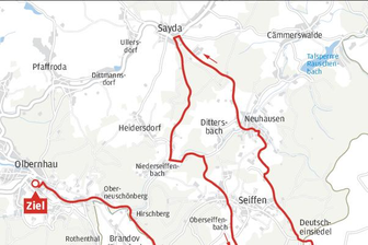 Juniorenfriedensfahrt endet erneut in Olbernhau - 