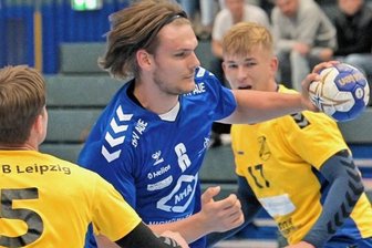Juniorteam löst Pflichtaufgabe souverän - Maximilian Hinz - hier im Spiel gegen Leipzig - und das Auer Juniorteam feierten zum Pokalauftakt in Großenhain einen Kantersieg.