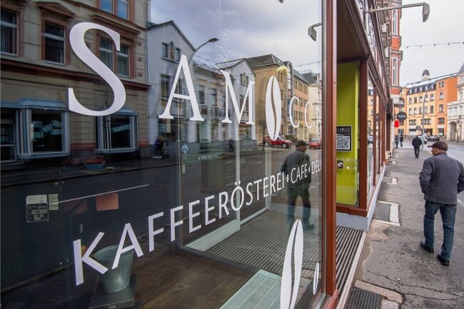 Das Kaffeehaus in der Bahnhofstraße ist eines der beliebtesten Lokale in Aue. Ab Mittag stehen Kunden neuerdings vor verschlossener Tür. 