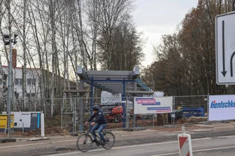 Kalkstraße in Chemnitz früher wieder frei als gedacht - An der Kalkstraße geht es am Wochenende beim Brückenbau weiter.