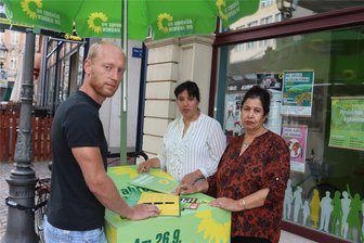 Kandidatennot wegen Anfeindungen: Grüne treten im Kreis Zwickau in zwei von drei Orten gar nicht erst an - Obwohl die Grünen nur in elf von 33 Kommunen zur Wahl antreten, sieht Patrick Simmel seine Partei auf einem guten Weg.