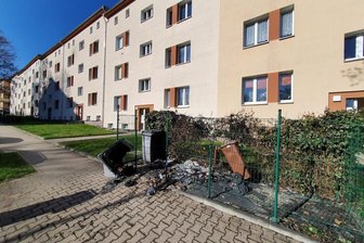 Kapellenberg: Neun Mülltonnen abgebrannt -