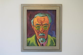 Karl-Schmidt-Rottluff-Ensemble in Chemnitz: Es gibt ein neues Buch und einen neuen Traum - Karl Schmidt-Rottluff, hier ein „Selbstbildnis“ von 1944, gilt als bedeutendster Künstler aus Chemnitz. Zum einjährigen Bestehen des Museums ihm zu Ehren gibt es jetzt eine neue Publikation.