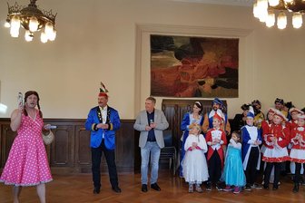 Greta Thunberg hat am Dienstag im Annaberg-Buchholzer Rathaus die Feinstaubwerte gemessen.