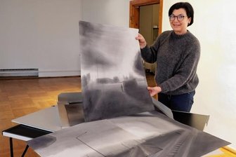 Katja Lang stellt im Schloss aus -