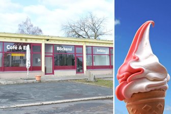 Kein Eis bei Elli: Warum die Kaufhalle am Freiberger Seilerberg dicht ist - Das Café in der ehemaligen Kaufhalle am Freiberger Seilerberg hatte mal Eis im Angebot. Dafür standen die Kunden Schlange.