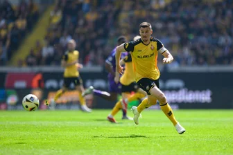 Kein Königsweg bei Kutschke: Nichtabstieg steht über allem - Startelf-Einsatz unwahrscheinlich: Dynamos Stefan Kutschke beendet seine Karriere. (Archivbild).