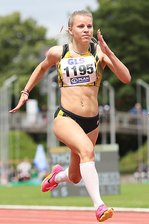 Kein Vorbeikommen an vogtländischen Leichtathletinnen: Zwei Kreisrekorde geknackt - Mia Rahnfeld vom LAV Reichenbach knackte am Wochenende bei der Landesmeisterschaft in Chemnitz ihren eigenen Kreisrekord.