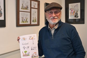Keine Lust auf Politik: Warum dieser Erzgebirger in seinen Cartoons lieber den Alltag aufs Korn nimmt - Stephan Buße gestaltet die neue Ausstellung beim Heimatverein Leukersdorf.