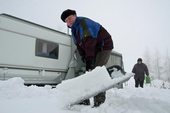 Schneeschieben