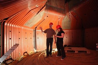 Kessel im neuen Heizkraftwerk