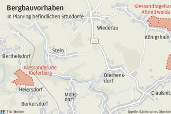 Kies geht zur Neige - Suche läuft -