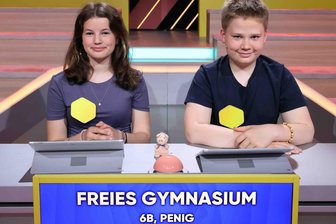 Kika-Quizshow „Beste Klasse Deutschlands“: Peniger kämpfen um Finaleinzug - Mara und Jakob waren bei den Fernsehaufzeichnungen zur "Besten Klasse Deutschlands" die Erste-Reihe-Kids - und entsprechend aufgeregt.