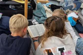 Kinder haben Spaß beim christlichen Zeltlager in Ellefeld - Die Kinder hatten im Jungscharzeltlager in Ellefeld viel Spaß.
