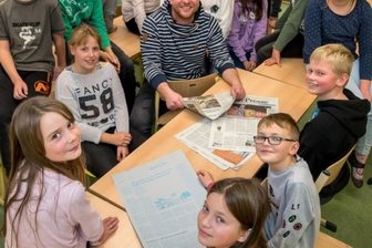 Kinder löchern Reporter - 