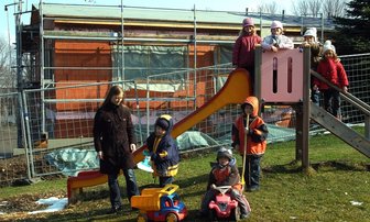 Spielplatz im Kindergarten