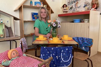 Kindergarten im Vogtland feiert: Hier steht Heimatliebe hoch im Kurs - Vor dem Fest wurde eine historische Ausstellung aufgebaut.