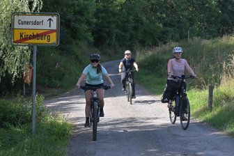 Kirchberg denkt an Radfahrer: Stadt erarbeitet Radwegkonzept - Inzwischen zur Radroute ausgebaut: die Rudolf-Breitscheid-Straße zwischen Kirchberg und Burkersdorf.