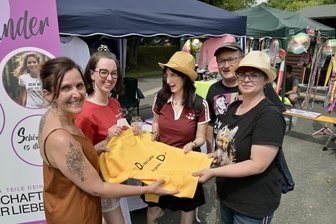 Kirchberg plant 50.000 Euro für Feste ein - Diana Bonitz, Nina Jung („Erwarte Wunder“), Katja Oppmann, Ronny Bachmann, Melanie Fuchs.
