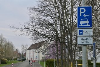 Kita „Sachsenring“ in Zwickau: Keine zusätzlichen Parkflächen - An der Kita „Sachsenring“ stehen 15 Parkflächen zur Verfügung.