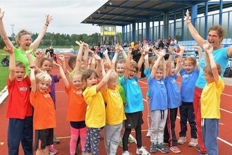 Kitakinder sporteln um die Wette -