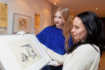 Kleine Sonderschau: "Winter, Witze, Weihnachten - Advent mit Erich Ohser" -