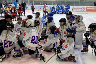 Kleine Wölfe beweisen Biss - Lauschten den Worten ihres Trainers Holger Lenk beim Heimturnier genau: die U-11-Wölfe aus Schönheide.