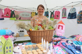 Kleines Familienunternehmen betreibt in Rothenacker eigenen Kreativshop mit handgemachten Textilien und Dekoartikeln - Sandra Sippel zeigt ihre kreativen Werke.