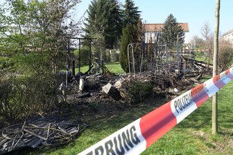 Kleingarten offenbar erneut Ziel von Brandstiftern -