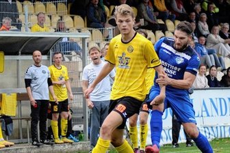 Kleinigkeiten werden entscheiden - Auf Lucas Seidel (hier im Heimspiel gegen den FC an der Fahner Höhe am Ball) ruhen in der VfB-Offensive einige Hoffnungen.