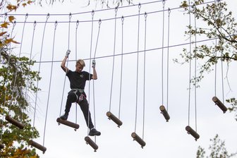 Kletterwald an der Pöhl: So lief die erste Saison für den neuen Betreiber - Im Pöhler Kletterwald ging 2025 die erste Saison unter neuer Leitung über die Bühne.