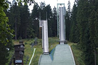 Das Areal der Vogtlandschanzen 