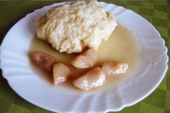 Klöße mit Birnen - 